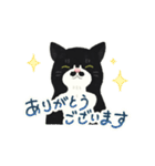 ひげねこの日常◇動くスタンプ（個別スタンプ：1）
