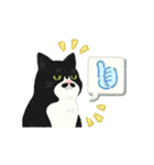 ひげねこの日常◇動くスタンプ（個別スタンプ：9）