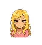 ギャルなお姉さん（個別スタンプ：3）