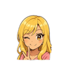 ギャルなお姉さん（個別スタンプ：4）