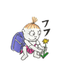 ふくちゃんとランドセル（個別スタンプ：9）