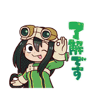 キュートに彩るヒロアカスタンプ（個別スタンプ：7）