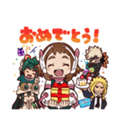 キュートに彩るヒロアカスタンプ（個別スタンプ：12）