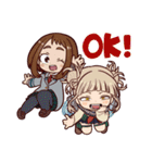 キュートに彩るヒロアカスタンプ（個別スタンプ：14）