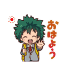 キュートに彩るヒロアカスタンプ（個別スタンプ：17）