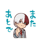 キュートに彩るヒロアカスタンプ（個別スタンプ：21）