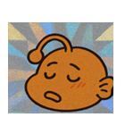 チョウチンアンコウのレトロステッカー@SFW（個別スタンプ：1）
