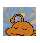 チョウチンアンコウのレトロステッカー@SFW（個別スタンプ：7）