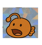 チョウチンアンコウのレトロステッカー@SFW（個別スタンプ：12）