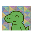 ティラノサウルスのレトロかわいい@SFW（個別スタンプ：7）