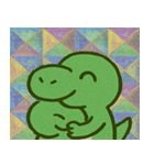 ティラノサウルスのレトロかわいい@SFW（個別スタンプ：10）