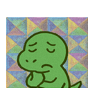 ティラノサウルスのレトロかわいい@SFW（個別スタンプ：11）