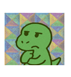 ティラノサウルスのレトロかわいい@SFW（個別スタンプ：15）