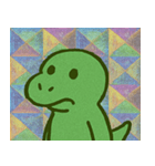 ティラノサウルスのレトロかわいい@SFW（個別スタンプ：16）