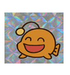 レトロ風チョウチンアンコウ@SFW（個別スタンプ：1）