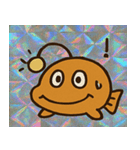 レトロ風チョウチンアンコウ@SFW（個別スタンプ：3）
