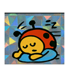 レトロ風テントウムシゆるかわ@SFW（個別スタンプ：5）