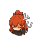 赤髪のあたしだぁ2（個別スタンプ：7）