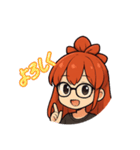 赤髪のあたしだぁ2（個別スタンプ：16）