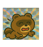 たぬきのレトロかわステッカー@SFW（個別スタンプ：5）
