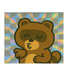 たぬきのレトロかわステッカー@SFW（個別スタンプ：12）