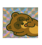 たぬきのレトロかわステッカー@SFW（個別スタンプ：14）