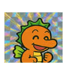 タツノオトシゴのレトロかわステッカー@SFW（個別スタンプ：1）