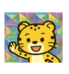 チーターのレトロかわステッカー@SFW（個別スタンプ：9）