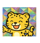 チーターのレトロかわステッカー@SFW（個別スタンプ：12）