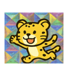 チーターのレトロかわステッカー@SFW（個別スタンプ：13）