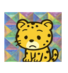 チーターのレトロかわステッカー@SFW（個別スタンプ：14）