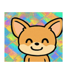 レトロ風チワワのかわいいスタンプ@SFW（個別スタンプ：1）
