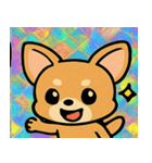 レトロ風チワワのかわいいスタンプ@SFW（個別スタンプ：2）