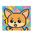 レトロ風チワワのかわいいスタンプ@SFW（個別スタンプ：3）