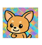 レトロ風チワワのかわいいスタンプ@SFW（個別スタンプ：8）