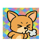 レトロ風チワワのかわいいスタンプ@SFW（個別スタンプ：13）