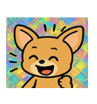 レトロ風チワワのかわいいスタンプ@SFW（個別スタンプ：22）