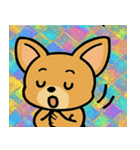 レトロ風チワワのかわいいスタンプ@SFW（個別スタンプ：24）