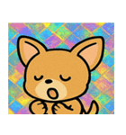 レトロ風チワワのかわいいスタンプ@SFW（個別スタンプ：27）