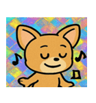 レトロ風チワワのかわいいスタンプ@SFW（個別スタンプ：29）