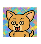 レトロ風チワワのかわいいスタンプ@SFW（個別スタンプ：31）