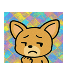 レトロチワワのゆるかわスタンプ@SFW（個別スタンプ：3）