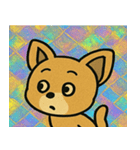 レトロチワワのゆるかわスタンプ@SFW（個別スタンプ：24）