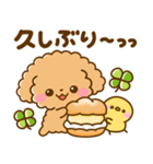 ちょっと休憩♡トイプードル（個別スタンプ：28）
