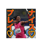 ※アーチェリーが大好きな♡ゲイの黒人男性（個別スタンプ：28）