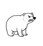 シュールなシロクマのスタンプ（個別スタンプ：2）