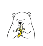 シュールなシロクマのスタンプ（個別スタンプ：10）
