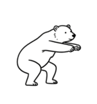 シュールなシロクマのスタンプ（個別スタンプ：16）