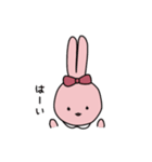 かわいく断るうさぎちゃんスタンプ（個別スタンプ：23）