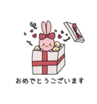 かわいく断るうさぎちゃんスタンプ（個別スタンプ：27）